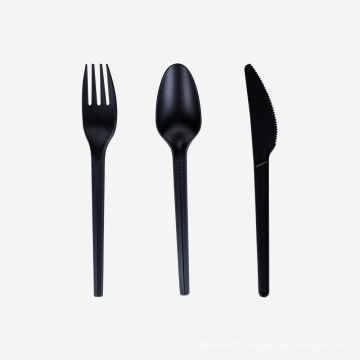 6 &quot;coupéurs de couverts à compostable couteau de cuisine, fourche, cuillère